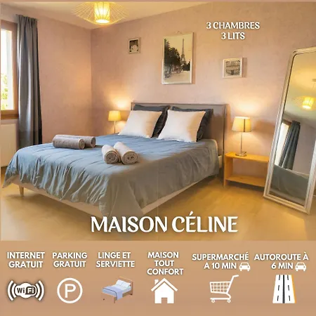 Maison Celine - Jardin Clos Et Parking Prive Gratuit